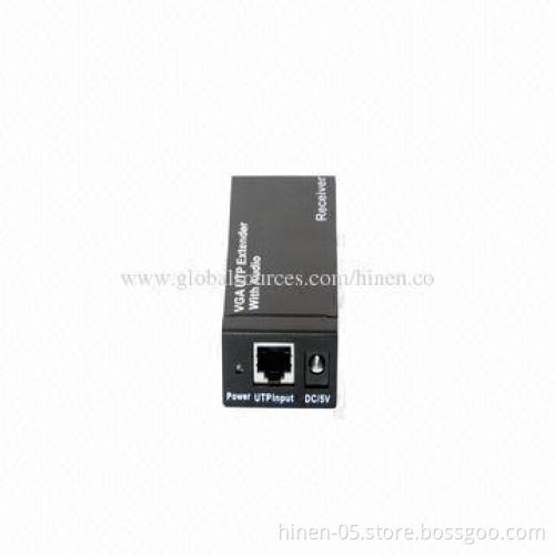VGA UTP Extender 1X1 Splitter with Audio, Supports Resolution up to 1920x1200